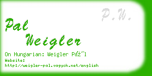 pal weigler business card